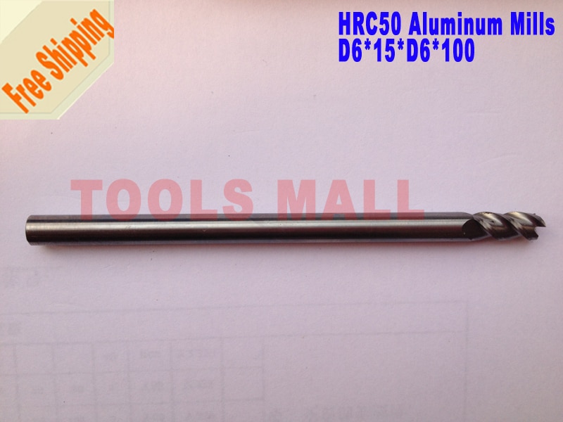 6mm 2 ÷Ʈ ˷̴ и  ī̵ CNC   Ʈ hrc50 D6 * 15 * D6 * 100, 5 